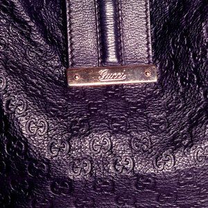 Black Large New Ladies Web Hobo - Guccissima